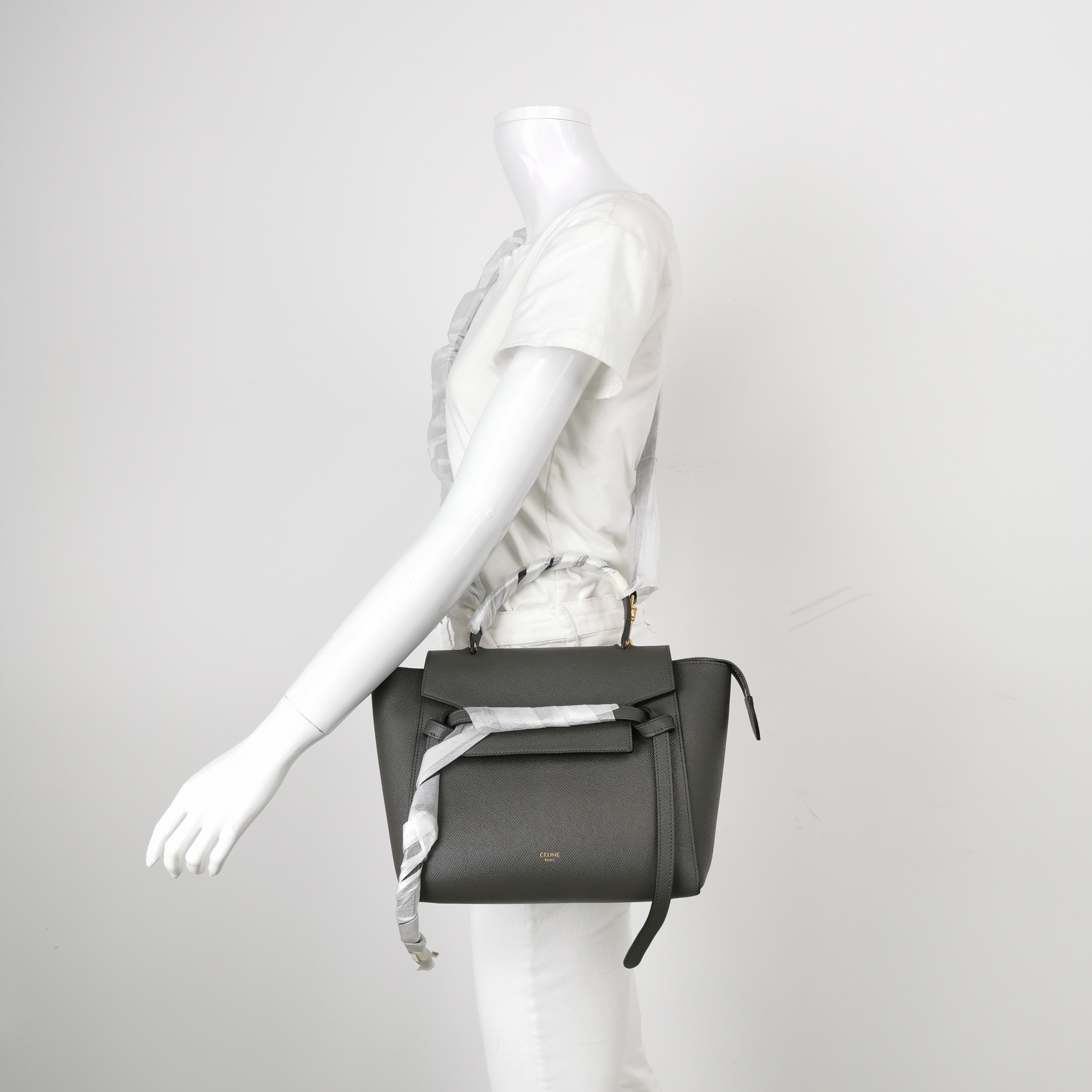 Celine Belt Bag Textured Leather Micro — alternate view