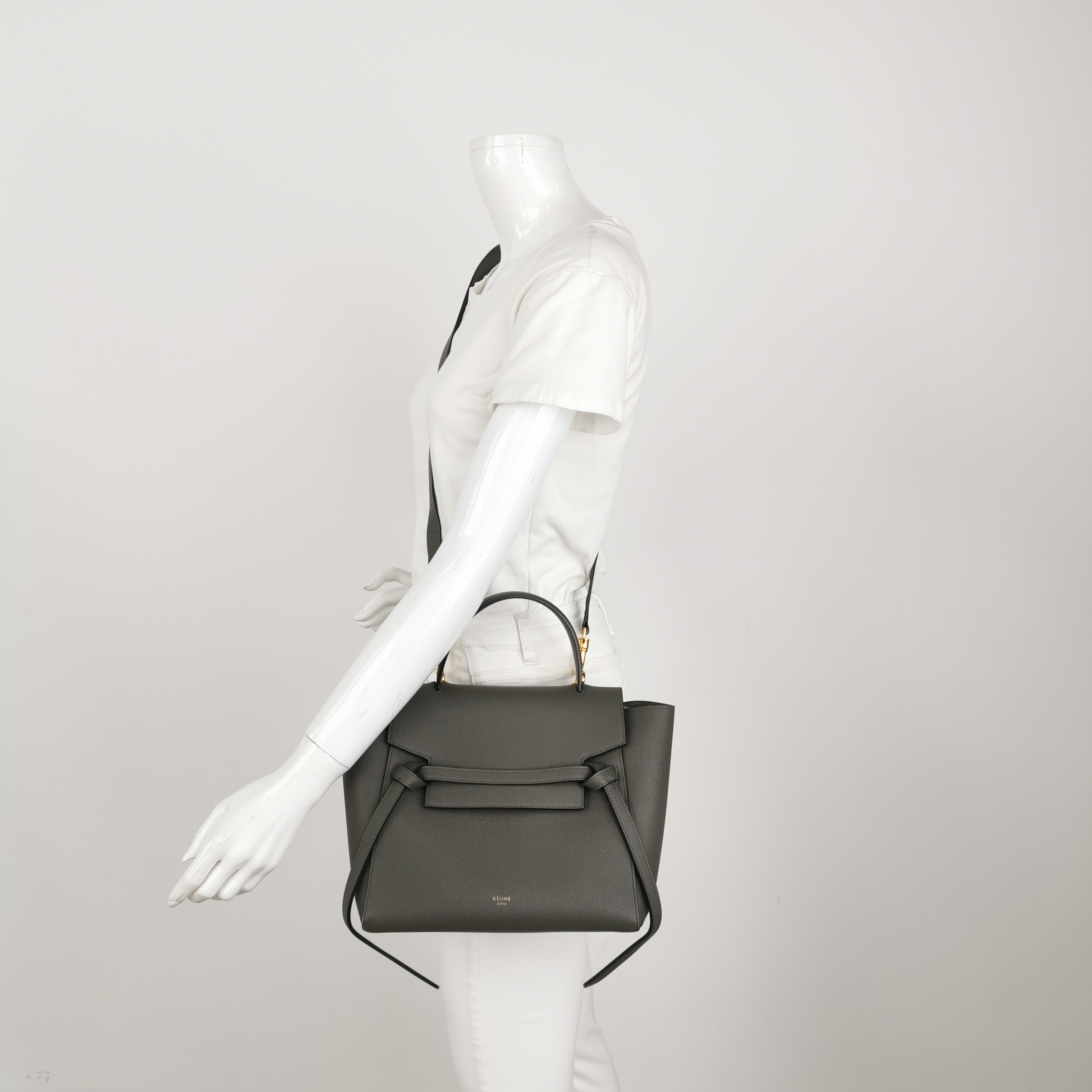 Celine Belt Bag Textured Leather Micro — photo 8 of 19