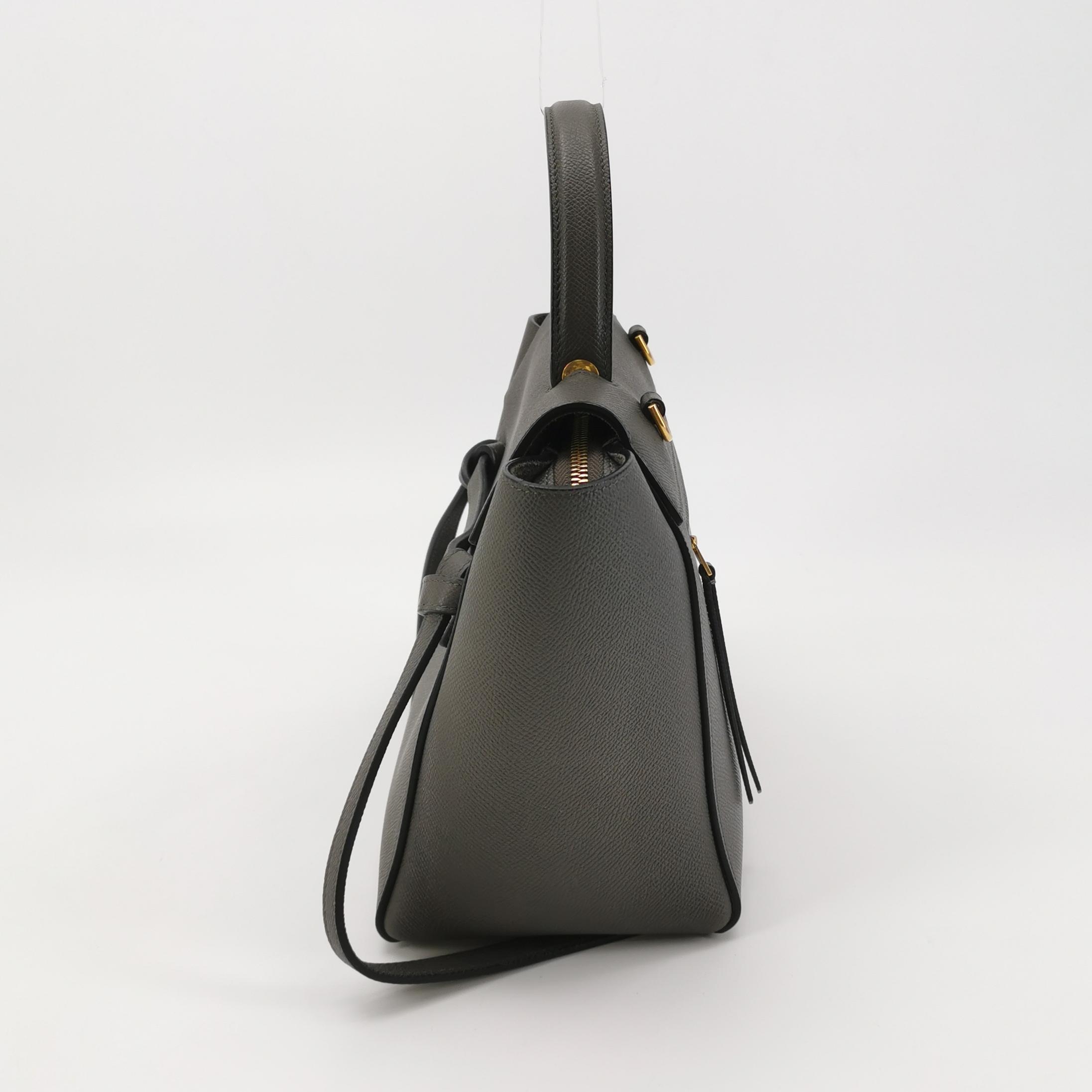 Celine Belt Bag Textured Leather Micro — alternate view