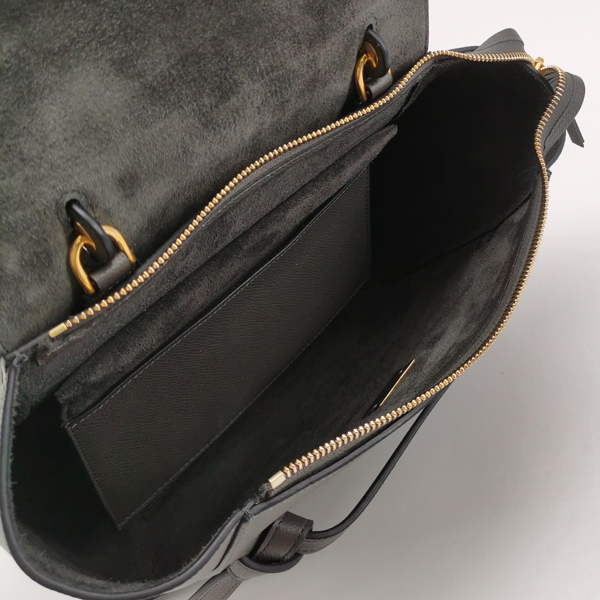 Celine Belt Bag Textured Leather Micro — photo 9 of 16