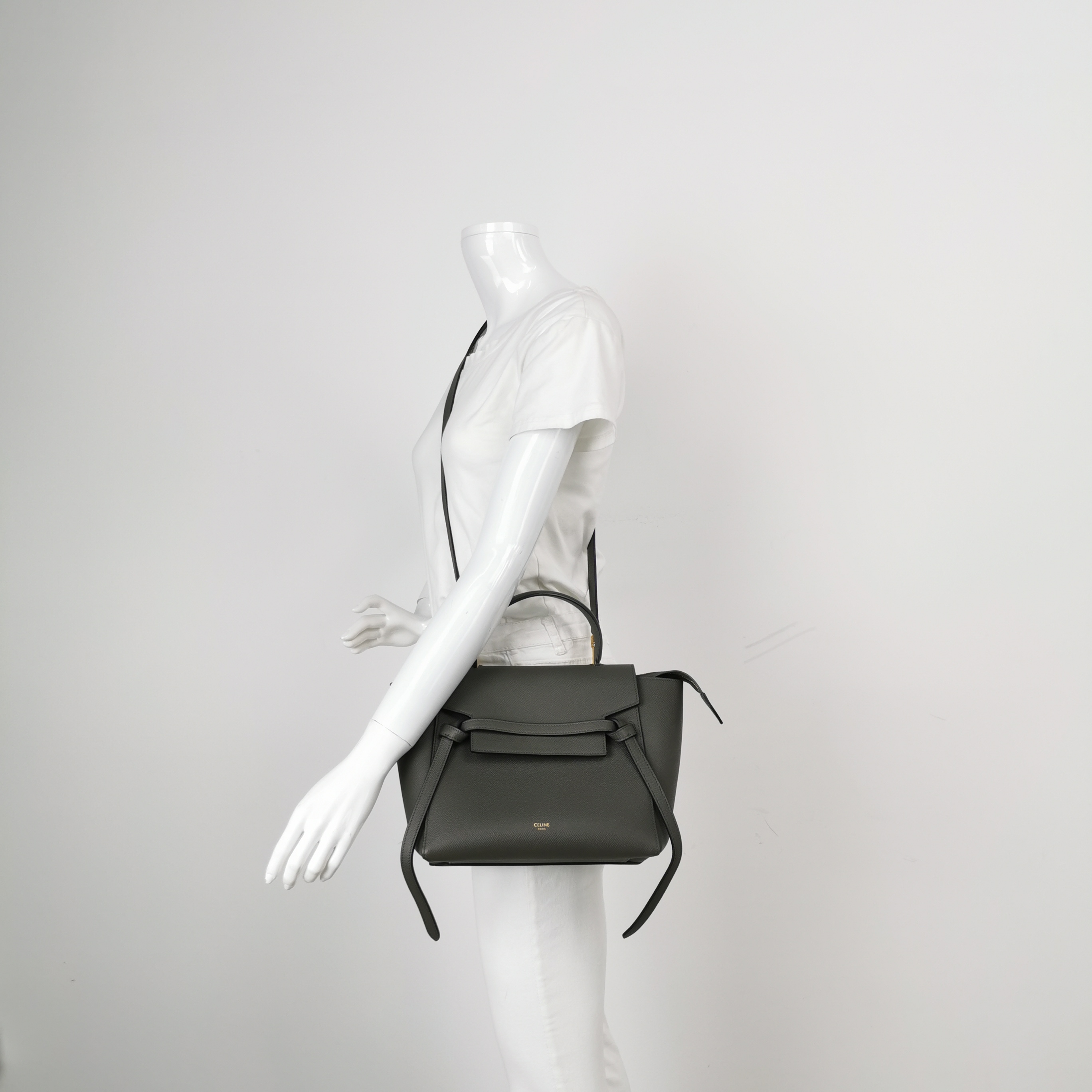 Celine Belt Bag Textured Leather Micro — alternate view