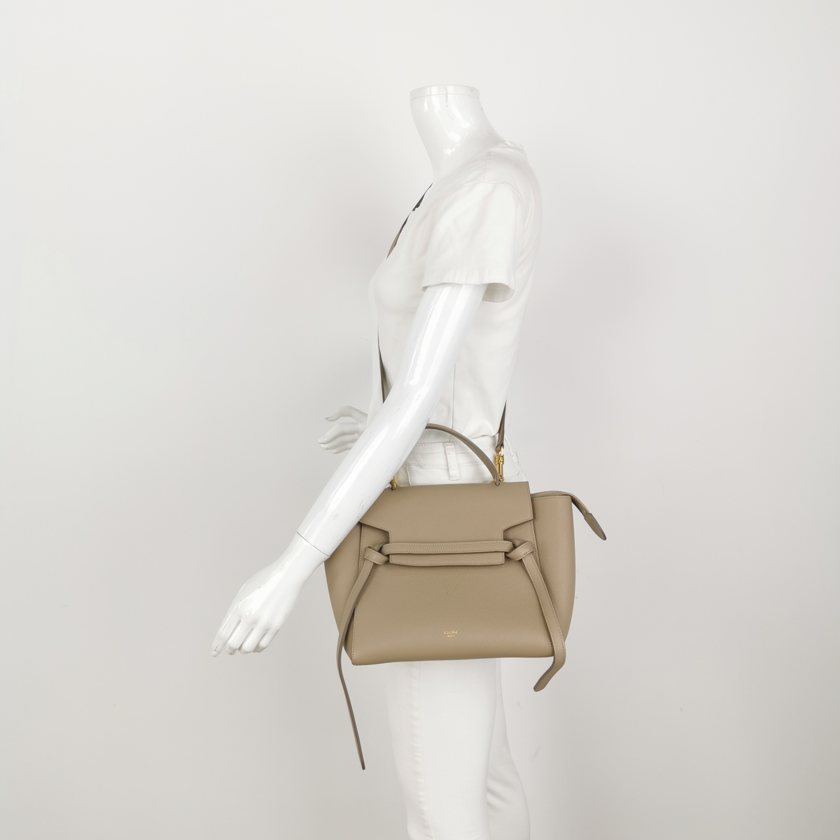 Celine Belt Bag Textured Leather Micro — alternate view