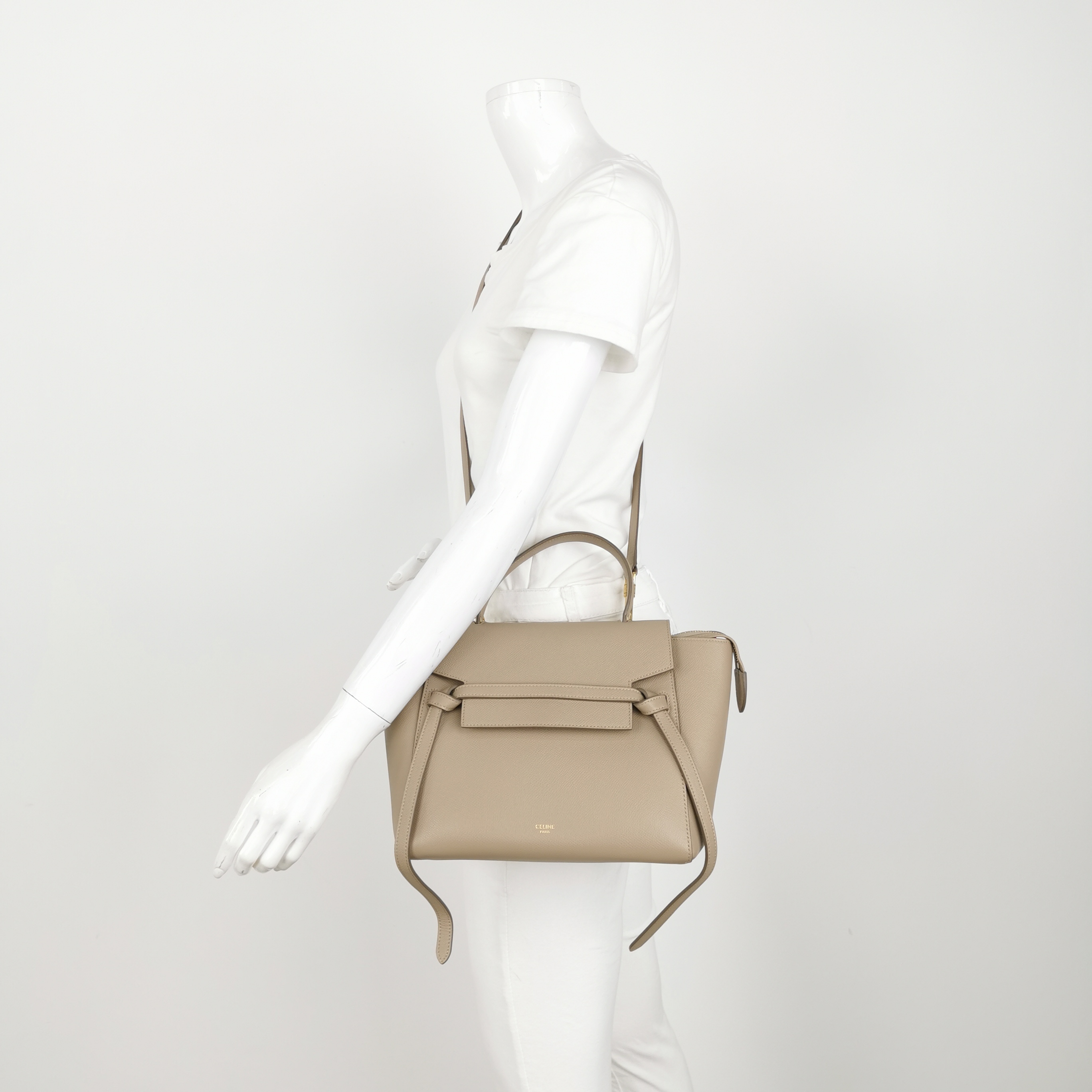 Celine Belt Bag Textured Leather Micro — alternate view