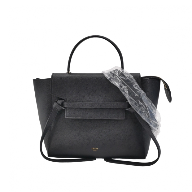 Celine Belt Bag Textured Leather Micro — pre-owned, Vierlot