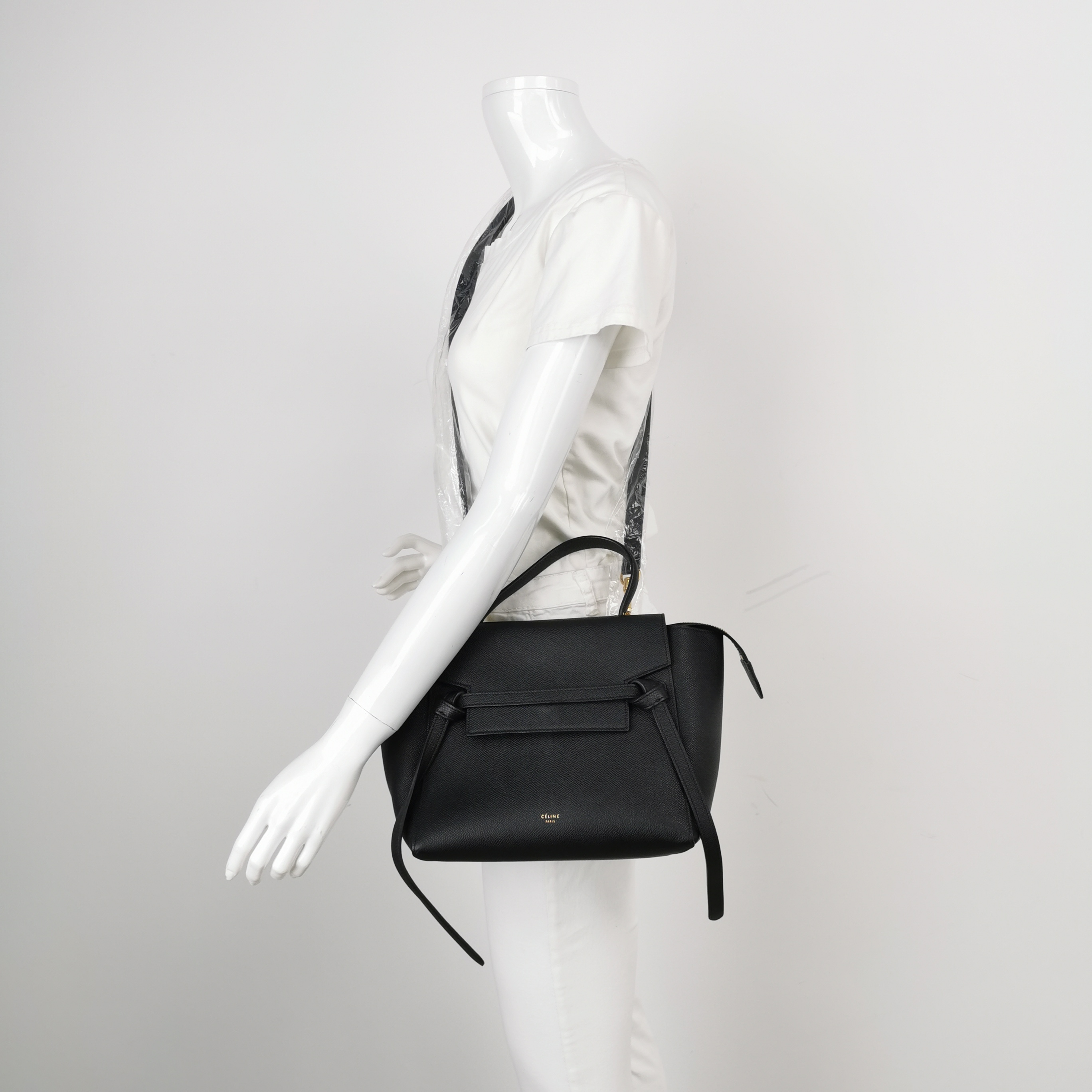 Celine Belt Bag Textured Leather Micro — alternate view