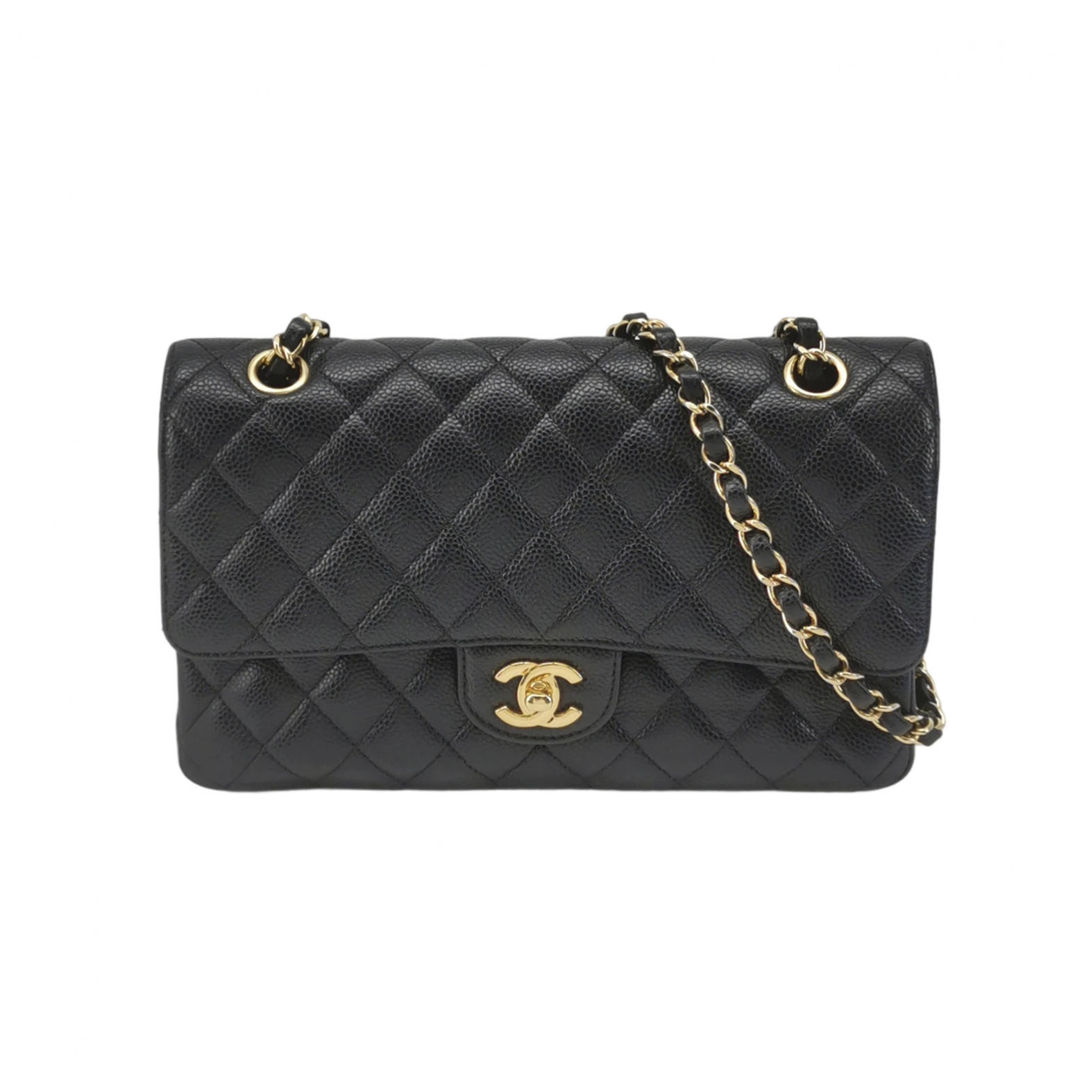 Chanel Classic Double Flap Bag Quilted Caviar Medium — photo 1 of 19
