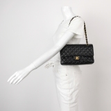 Chanel Classic Double Flap Bag Quilted Caviar Medium — thumbnail 2