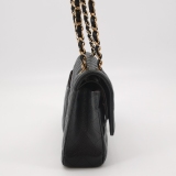 Chanel Classic Double Flap Bag Quilted Caviar Medium — thumbnail 4