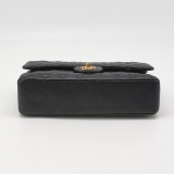 Chanel Classic Double Flap Bag Quilted Caviar Medium — thumbnail 6