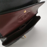 Chanel Classic Double Flap Bag Quilted Caviar Medium — thumbnail 7