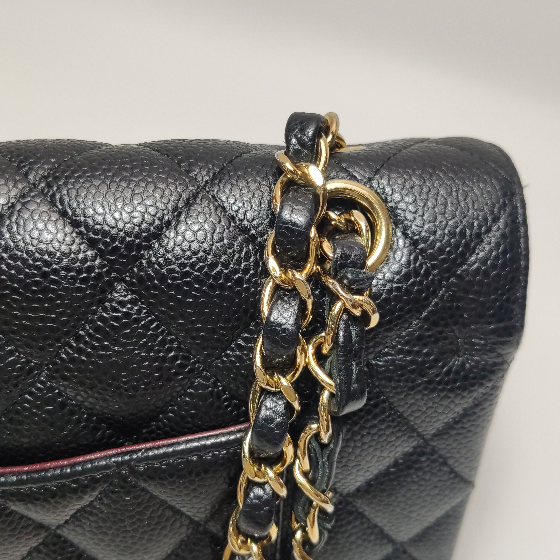 Chanel Classic Double Flap Bag Quilted Caviar Medium — photo 11 of 19