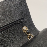 Chanel Classic Double Flap Bag Quilted Caviar Medium — thumbnail 17