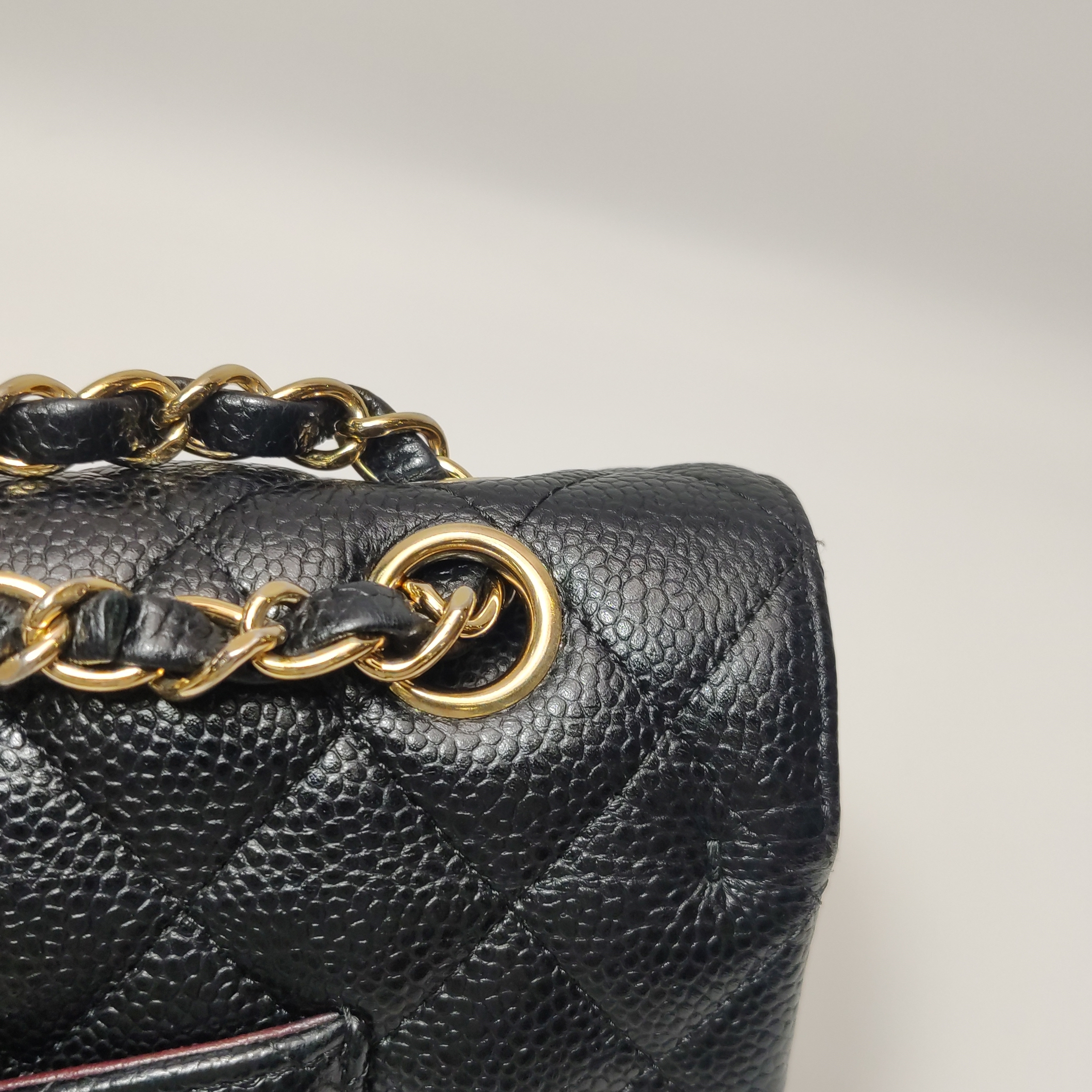 Chanel Classic Double Flap Bag Quilted Caviar Medium — photo 8 of 19