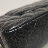 Chanel Classic Double Flap Bag Quilted Caviar Medium — thumbnail 14