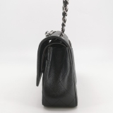 Chanel Classic Double Flap Bag Quilted Caviar Large — thumbnail 3