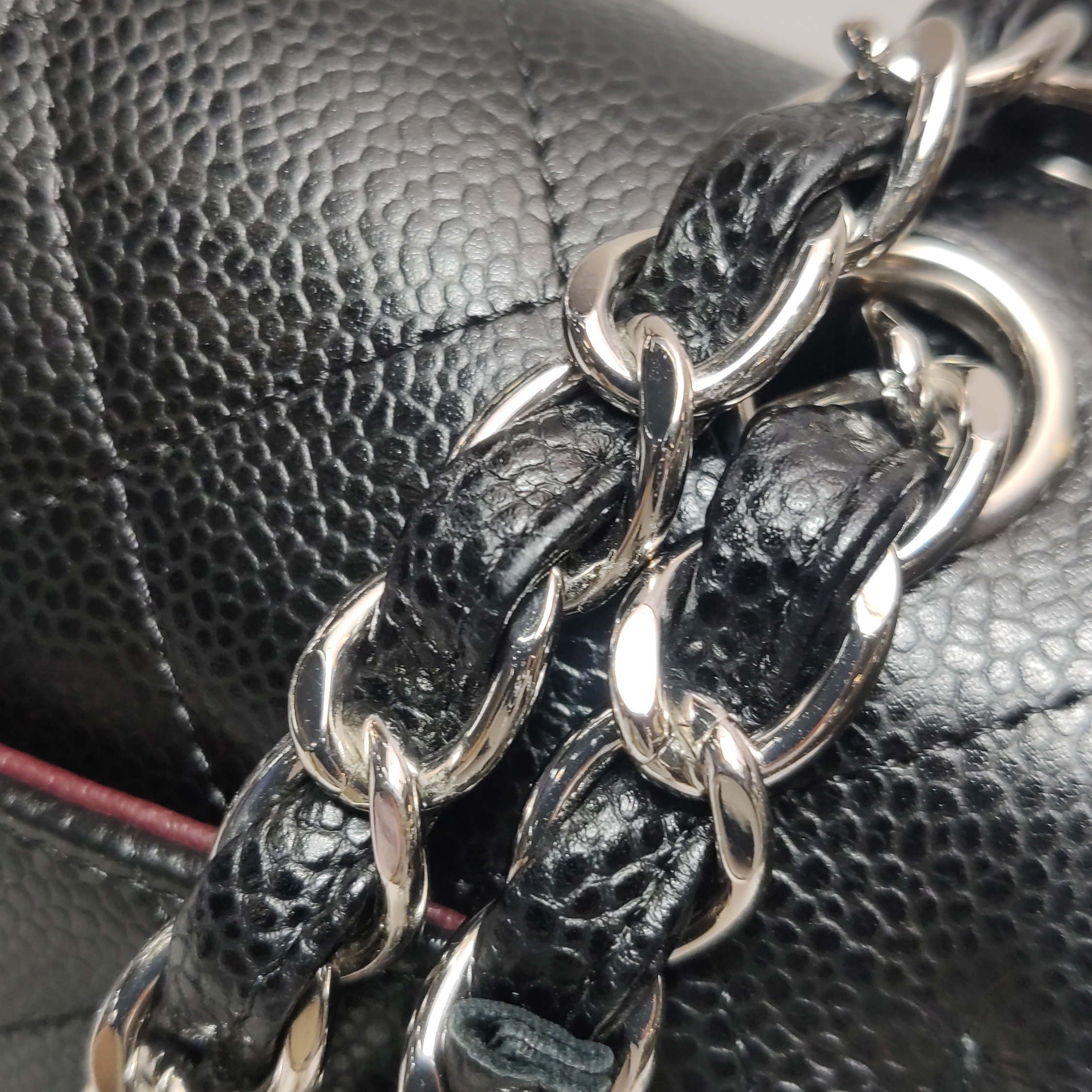 Chanel Classic Double Flap Bag Quilted Caviar Large — photo 10 of 16