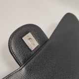 Chanel Classic Double Flap Bag Quilted Caviar Large — thumbnail 12