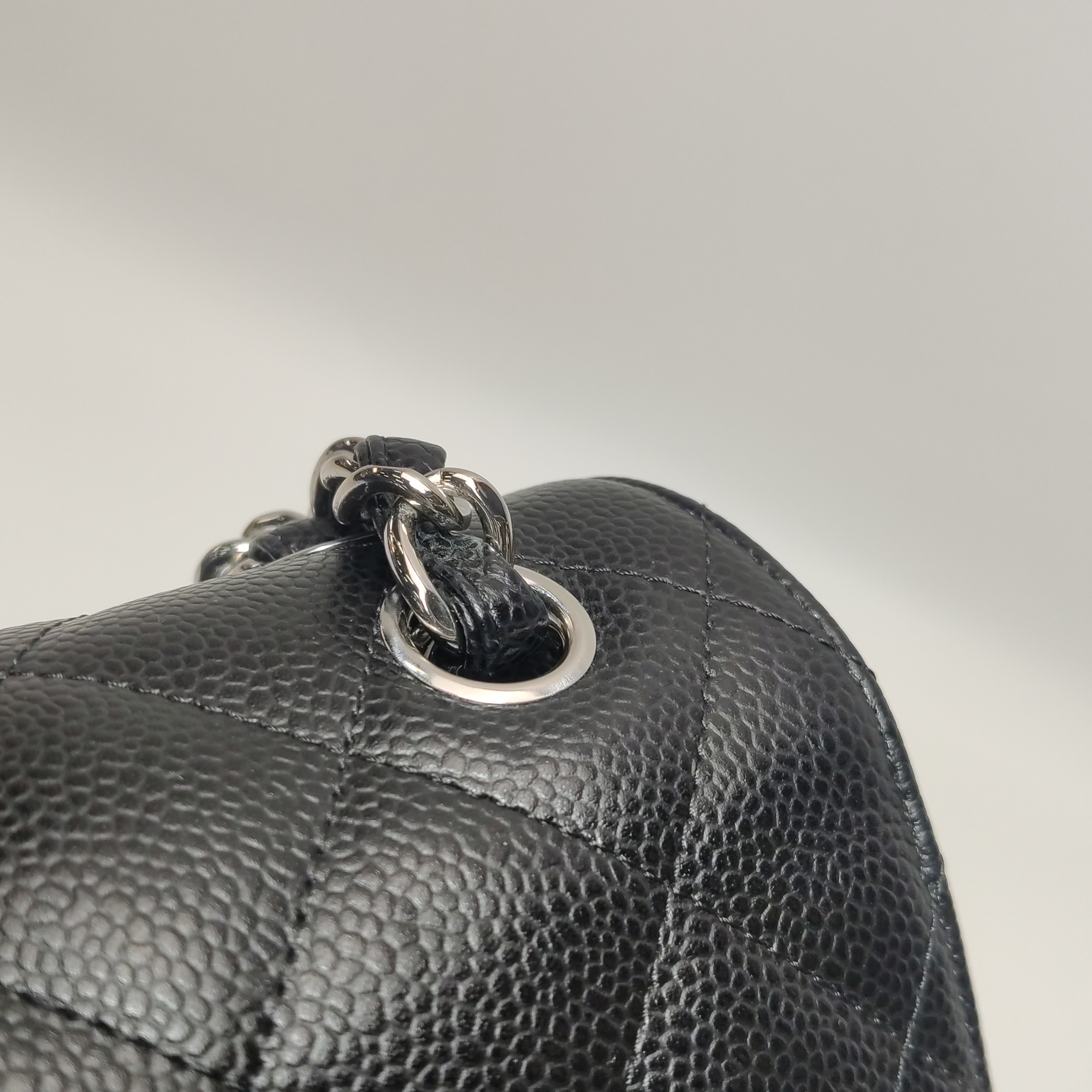 Chanel Classic Double Flap Bag Quilted Caviar Large — photo 15 of 16