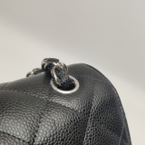 Chanel Classic Double Flap Bag Quilted Caviar Large — thumbnail 15