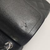 Chanel Classic Double Flap Bag Quilted Caviar Large — thumbnail 14