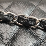Chanel Classic Double Flap Bag Quilted Caviar Large — thumbnail 10