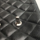Chanel Classic Double Flap Bag Quilted Caviar Large — thumbnail 9