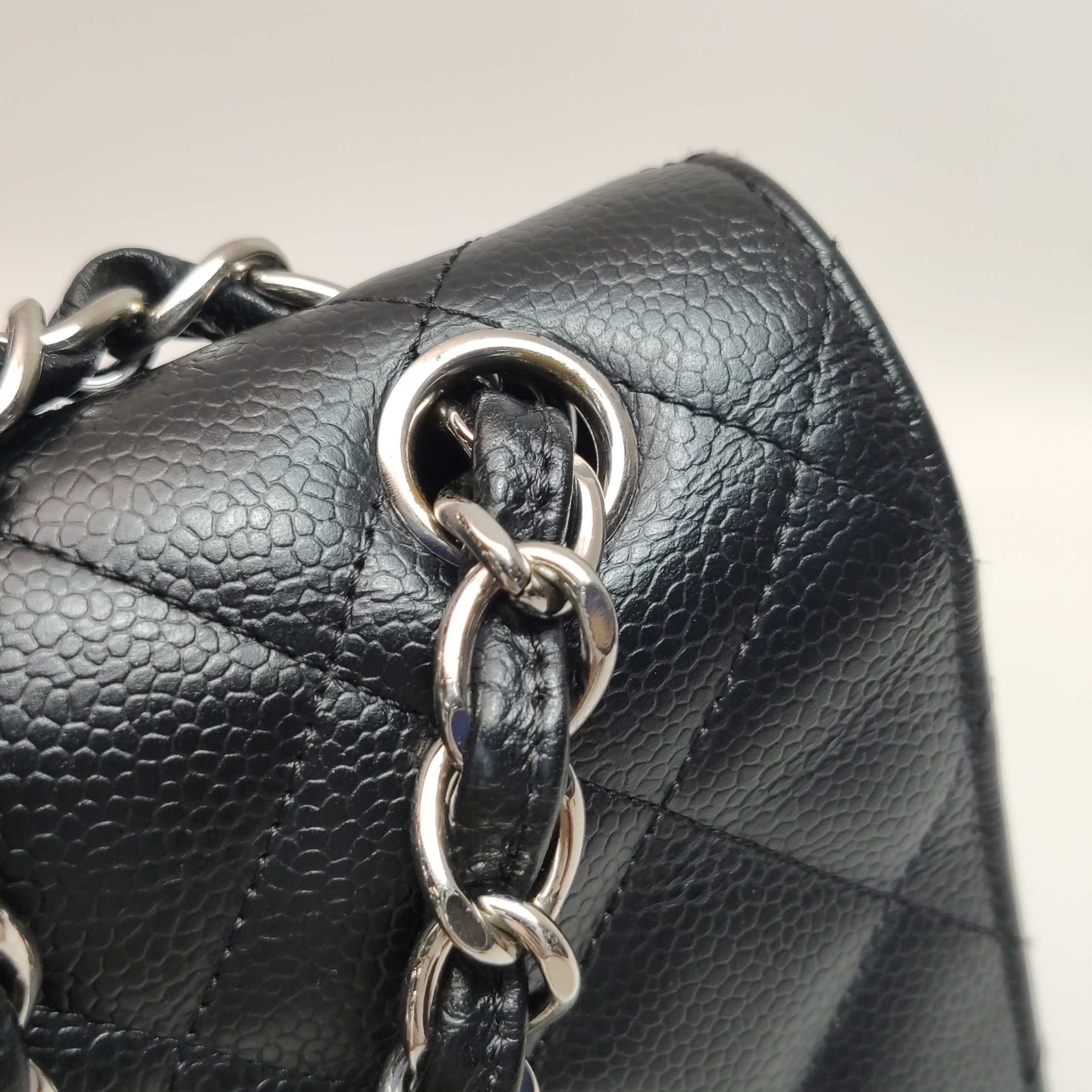 Chanel Classic Double Flap Bag Quilted Caviar Large — photo 13 of 19