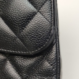 Chanel Classic Double Flap Bag Quilted Caviar Large — thumbnail 15