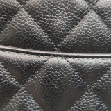 Chanel Classic Double Flap Bag Quilted Caviar Large — thumbnail 12