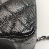 Chanel Classic Double Flap Bag Quilted Caviar Large — thumbnail 18