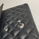 Chanel Classic Double Flap Bag Quilted Caviar Medium — thumbnail 8