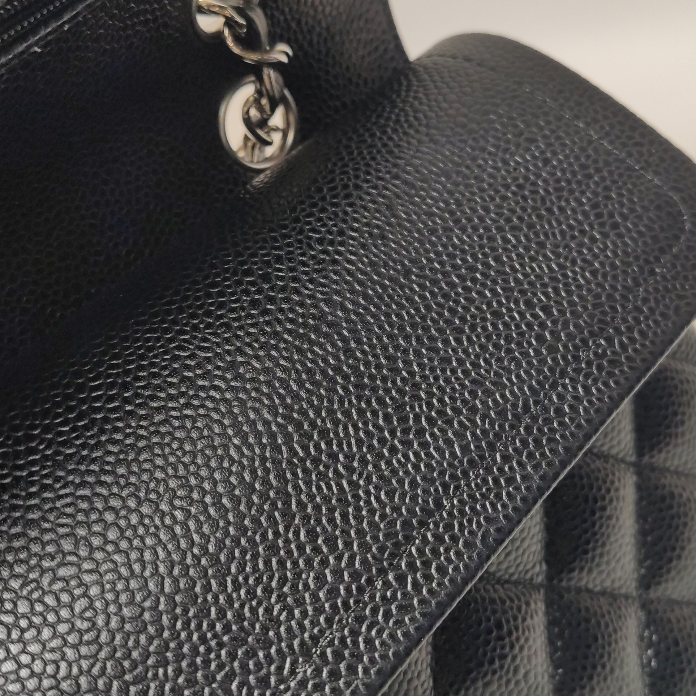 Chanel Classic Double Flap Bag Quilted Caviar Medium — photo 16 of 16
