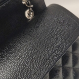 Chanel Classic Double Flap Bag Quilted Caviar Medium — thumbnail 16