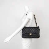 Chanel Classic Double Flap Bag Quilted Caviar Large — thumbnail 2