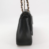 Chanel Classic Double Flap Bag Quilted Caviar Large — thumbnail 3