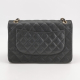 Chanel Classic Double Flap Bag Quilted Caviar Large — thumbnail 4
