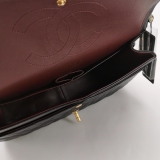 Chanel Classic Double Flap Bag Quilted Caviar Large — thumbnail 11