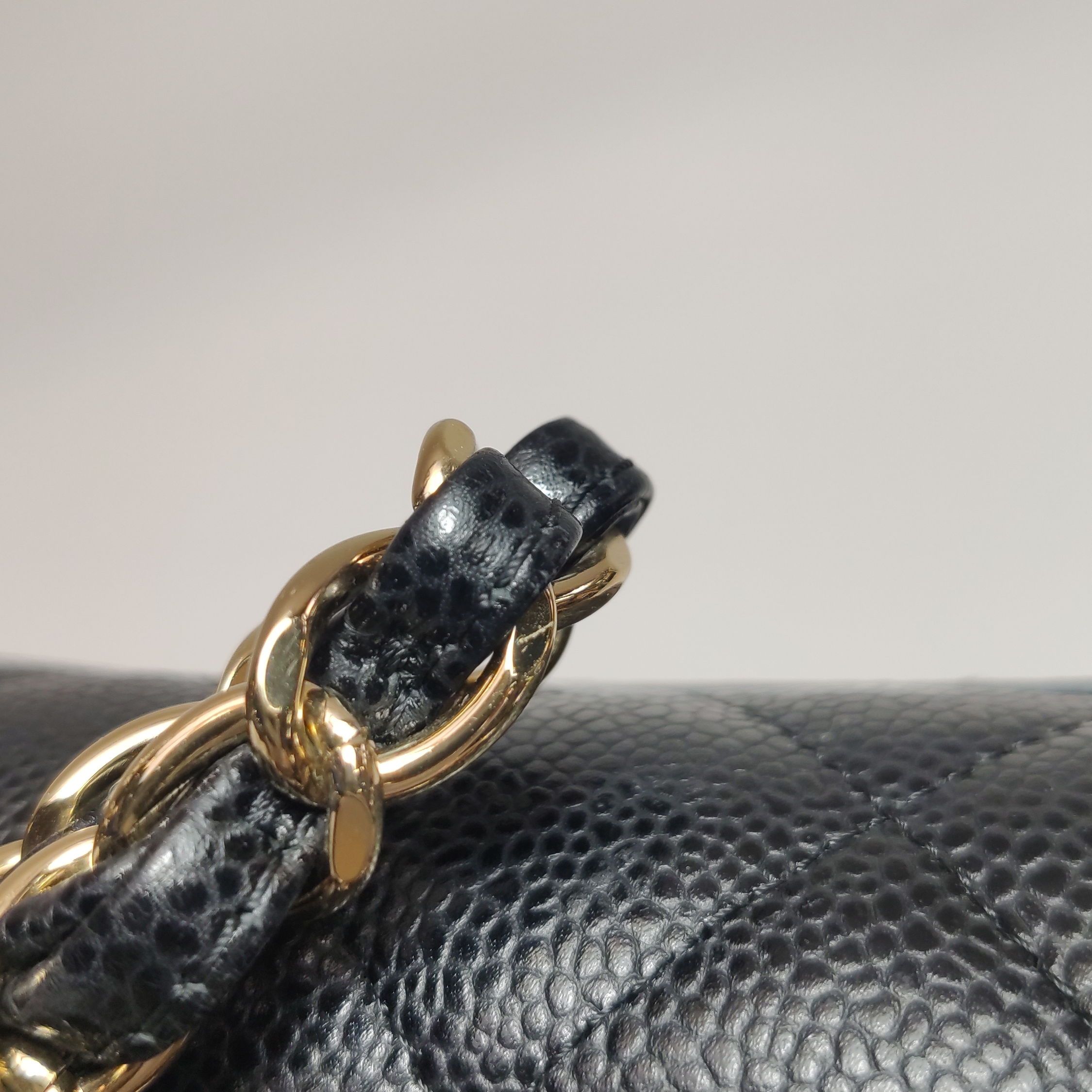 Chanel Classic Double Flap Bag Quilted Caviar Large — photo 13 of 17