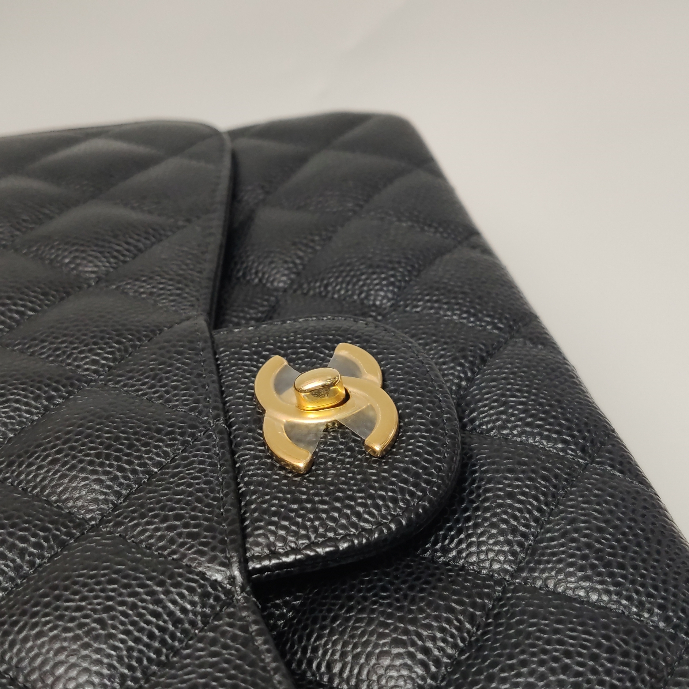 Chanel Classic Double Flap Bag Quilted Caviar Large — photo 10 of 17