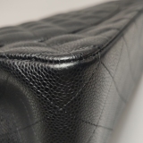 Chanel Classic Double Flap Bag Quilted Caviar Large — thumbnail 12