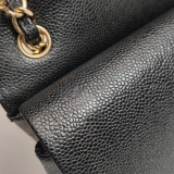 Chanel Classic Double Flap Bag Quilted Caviar Large — thumbnail 16