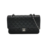 Chanel Classic Double Flap Bag Quilted Caviar Medium — thumbnail 1
