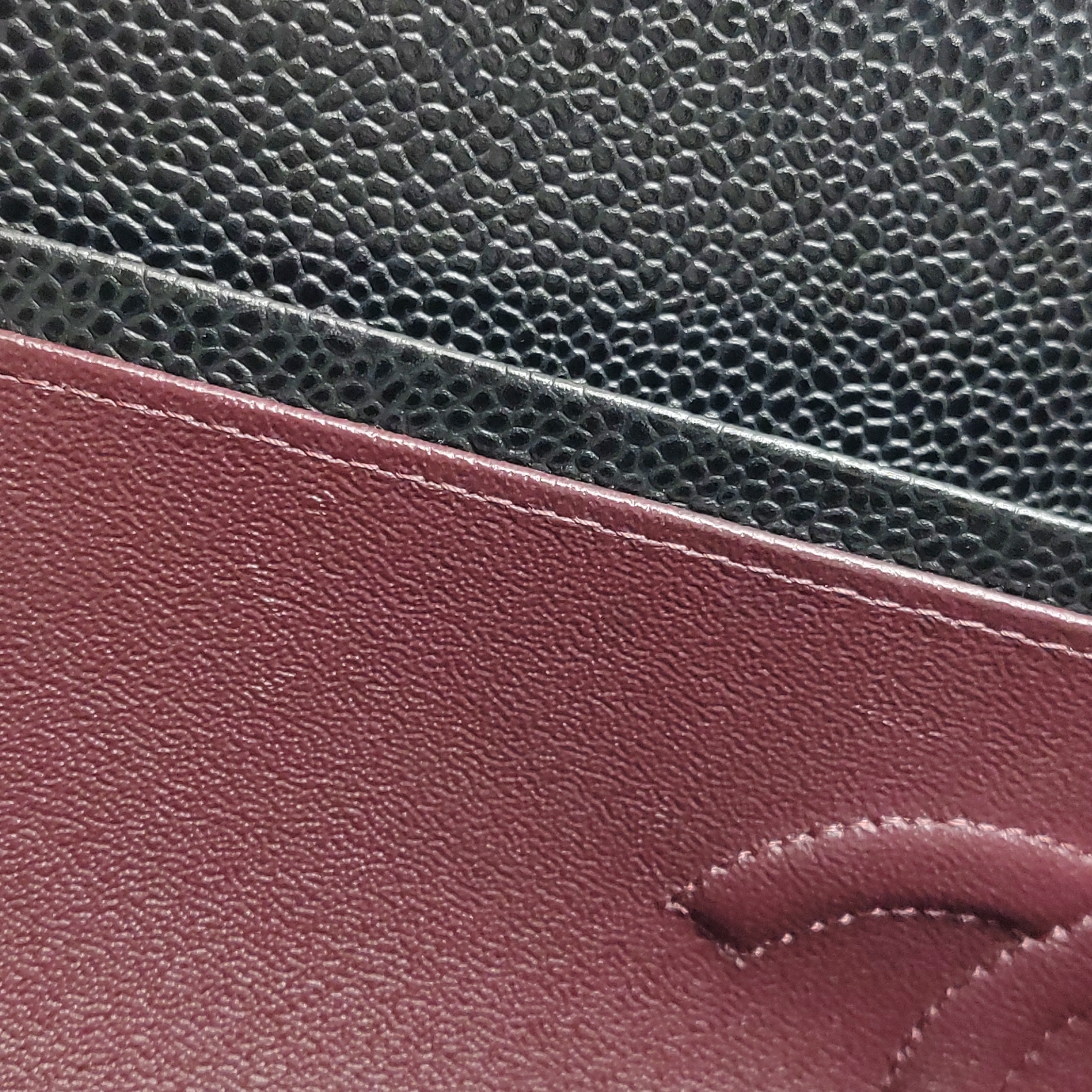 Chanel Classic Double Flap Bag Quilted Caviar Medium — photo 10 of 11
