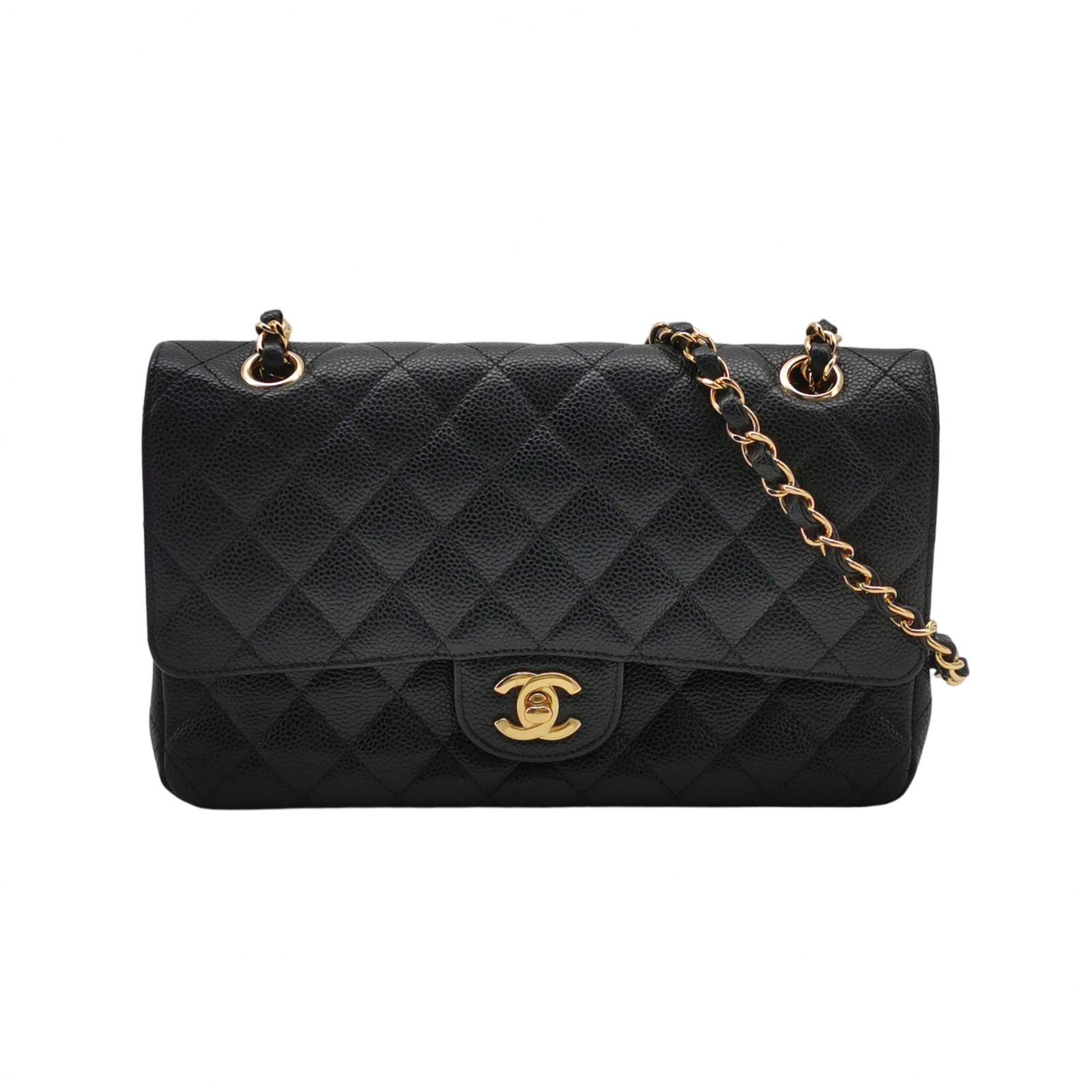 Chanel Classic Double Flap Bag Quilted Caviar Medium — photo 1 of 16