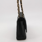 Chanel Classic Double Flap Bag Quilted Caviar Medium — thumbnail 4