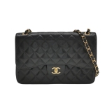 Chanel Classic Double Flap Bag Quilted Caviar Large — thumbnail 1