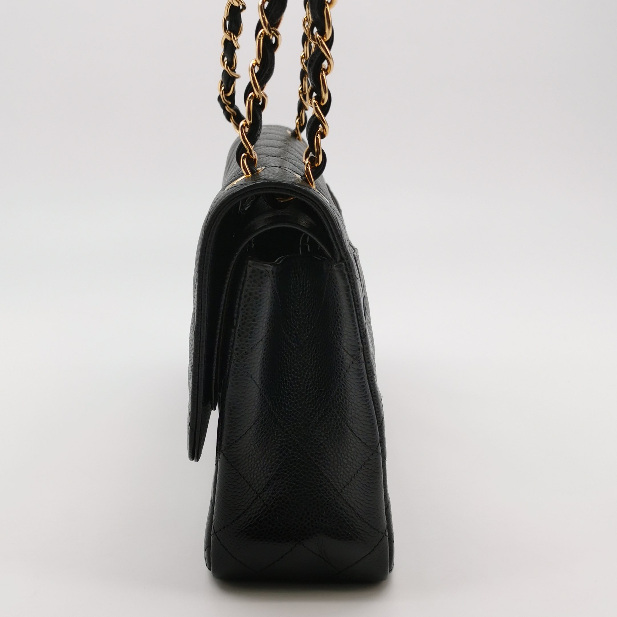 Chanel Classic Double Flap Bag Quilted Caviar Large — photo 3 of 17
