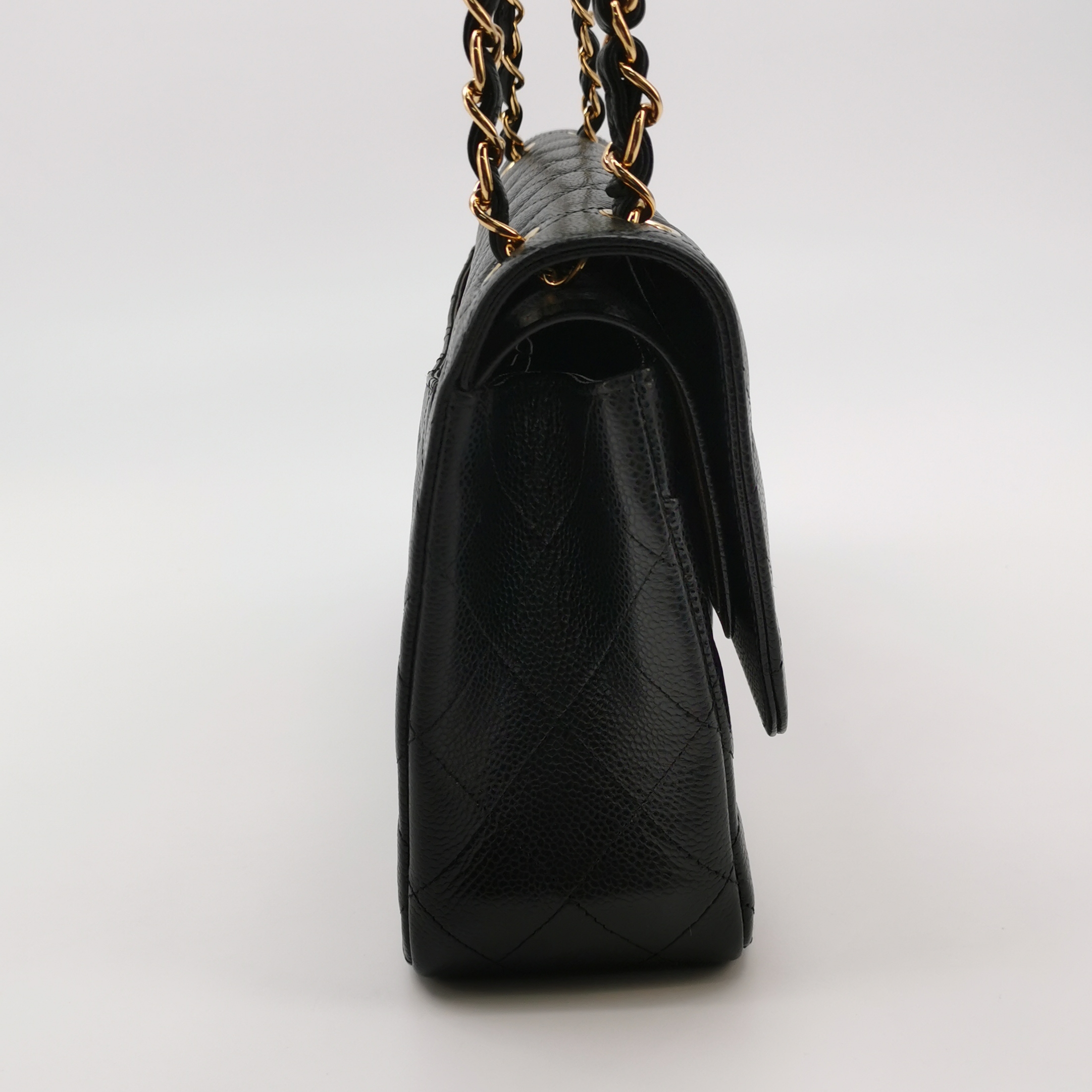 Chanel Classic Double Flap Bag Quilted Caviar Large — photo 4 of 17