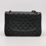 Chanel Classic Double Flap Bag Quilted Caviar Large — thumbnail 5