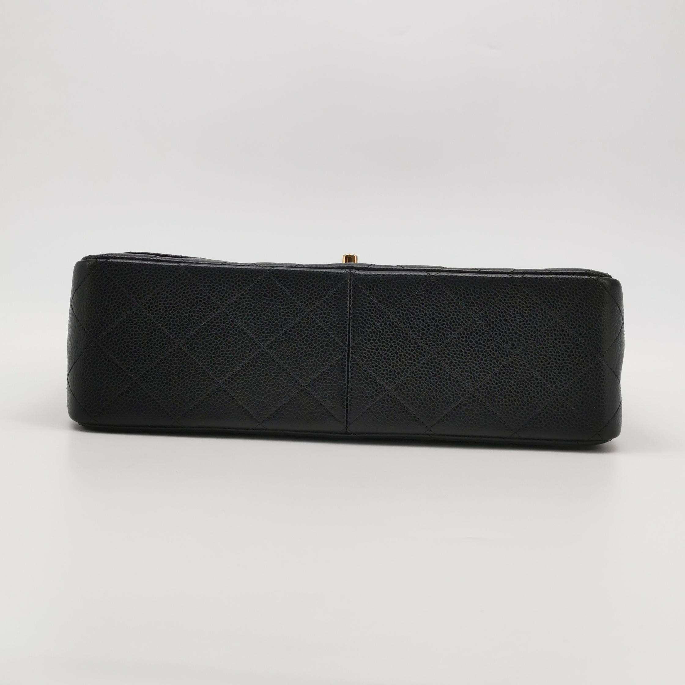 Chanel Classic Double Flap Bag Quilted Caviar Large — photo 6 of 17